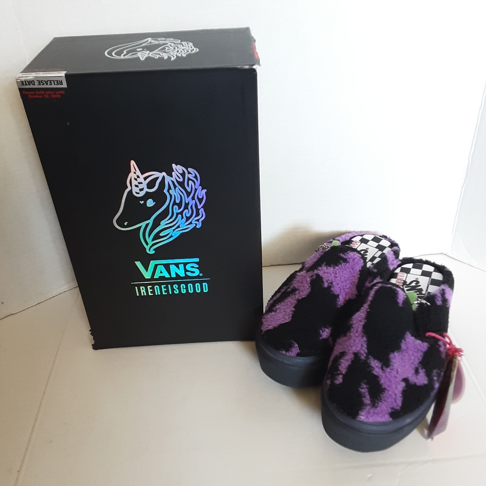 VANS X IRENEISGOOD CLASSIC SLIP-ON MULE STACKED SHOES  NWB - Picture 4 of 15